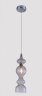 Подвесной светильник Crystal Lux с лампочкой Iris SP1 A Smoke+Lamps E14 Свеча