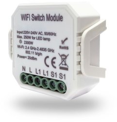 Wi-Fi реле 1 канал 250W Denkirs RL1001-SM