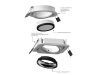 Корпус светильника встраиваемый поворотный для насадок D70mm Ambrella light Diy Spot C7652