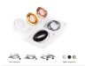 Корпус светильника встраиваемый поворотный для насадок D70mm Ambrella light Diy Spot C7652