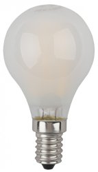 Лампа светодиодная филаментная ЭРА E14 9W 4000K матовая F-LED P45-9w-840-E14 frost Б0047027