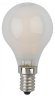 Лампа светодиодная филаментная ЭРА E14 9W 4000K матовая F-LED P45-9w-840-E14 frost Б0047027