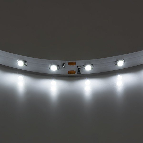 1м. Светодиодная лента белого цвета 3528, 4200К, 4,8W, 12V, 60LED/m, IP20 Lightstar 400004