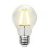 Филаментная светодиодная лампа E27 8W 3000К (теплый) Air Uniel LED-A60-8W-WW-E27-CL GLA01TR (UL-00002210)