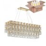 Подвесная люстра с лампочками Odeon Light Buckle 4989/10+Lamps E14 Свеча