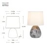 Настольная лампа Rivoli Damaris 7037-501 (Б0053456)