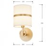 Бра с лампочкой Favourite Mateo 2634-1W+Lamps E14 Свеча