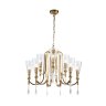 Подвесная люстра с лампочками Favourite Lyra 2968-9P+Lamps E14 Свеча