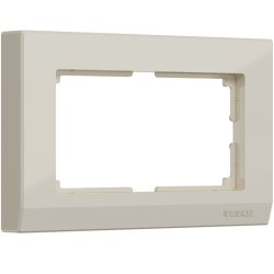 Рамка для двойной розетки (слоновая кость) Werkel W0081803