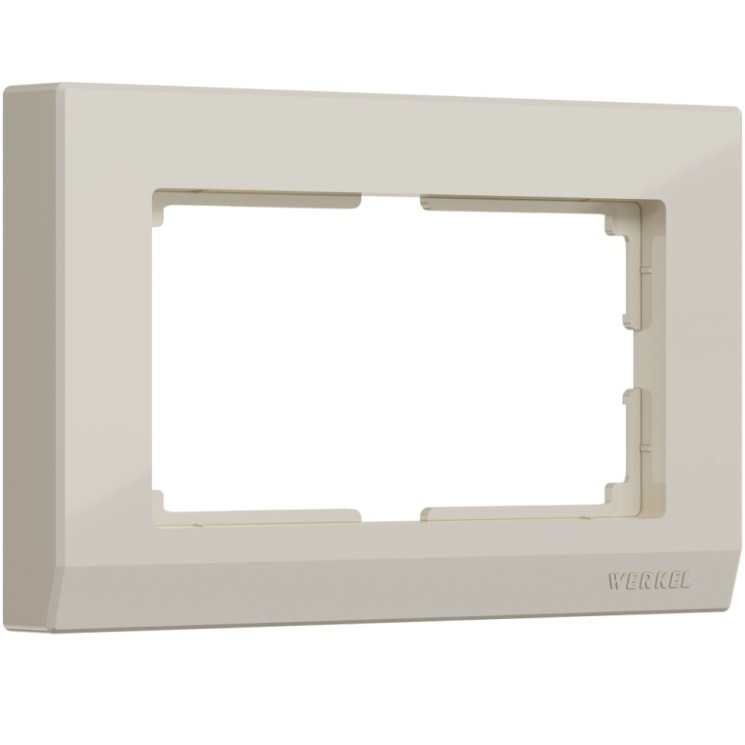Рамка для двойной розетки (слоновая кость) Werkel W0081803