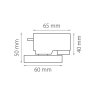 Адаптер для шинопровода Lightstar Asta 592077