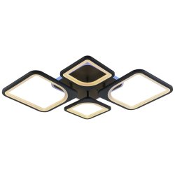 Светодиодная диммируемая люстра с ПДУ Profit Light 8057/2+2 GRP 112W+8W RGB