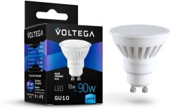 Светодиодная лампа GU10 10W 4000К (белый) Ceramics Voltega 7073