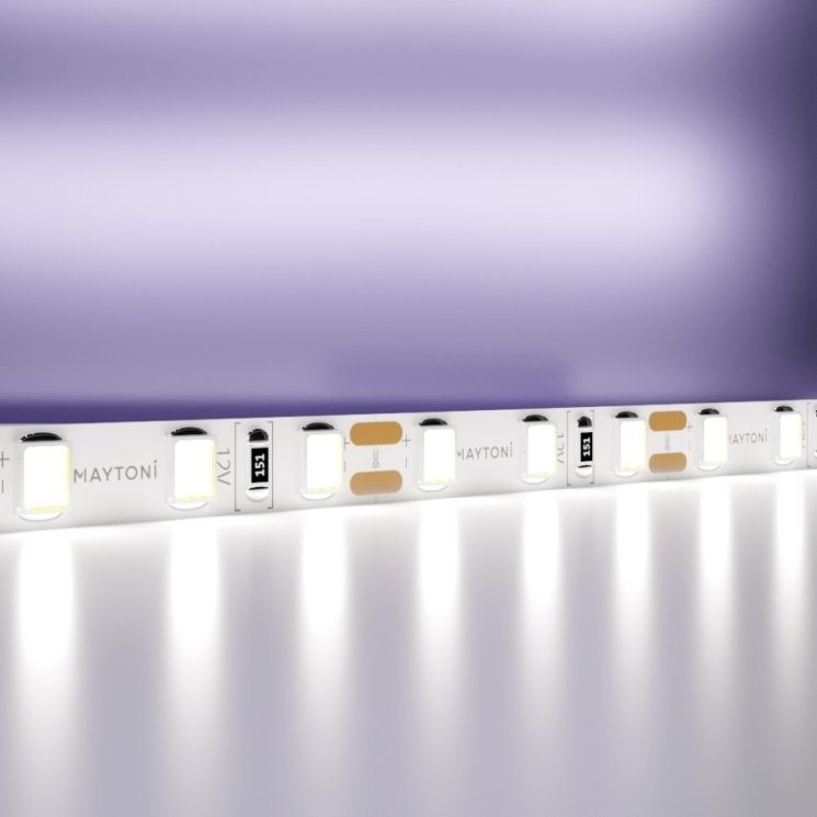 5м. Светодиодная лента холодного цвета 6000К, 9,6W, 12V, 60LED, IP20 Led strip 20012