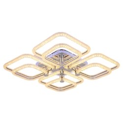 Потолочная светодиодная люстра с пультом ДУ Profit Light 8049/4+4 CHR C