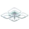 Потолочная светодиодная люстра с пультом ДУ Profit Light 8049/4+4 CHR C