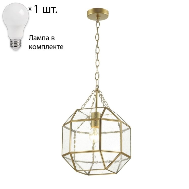Подвесной светильник с лампочкой  Favourite Quadratum 1948-1P+Lamps А60