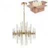 Подвесная люстра с лампочками Odeon Light Stika 4988/8+Lamps E14 Свеча