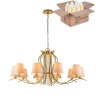 Подвесная люстра с лампочками Favourite Ketten 2867-10P+Lamps E14 Свеча