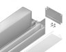 Алюминиевый профиль для натяжного потолка 51.27*34 для светодиодной ленты до 12мм Ambrella light ILLUMINATION Alum GP4050AL