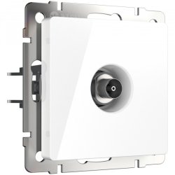 ТВ-розетка оконечная (белая) Werkel W1183001