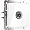 ТВ-розетка оконечная (белая) Werkel W1183001