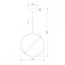Подвесной светодиодный светильник Eurosvet Element 90281/1 хром (a061420)