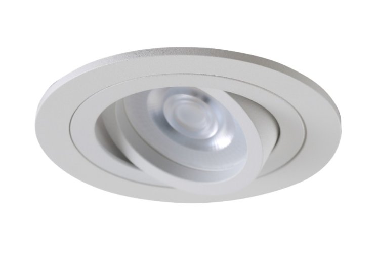 Встраиваемый точечный поворотный светильник Crystal Lux CLT 001C1 WH