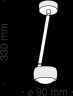 Потолочный светодиодный светильник Maytoni Lens MOD072CL-L8B3K
