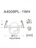 Встраиваемый светильник Arte Lamp Accento A4009PL-1WH