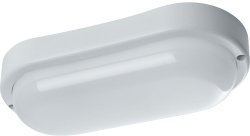 Светильник светодиодный пылевлагозащищённый Feron AL3005-1 в пластиковом корпусе 12W 6500K 220V IP65 белый 41319