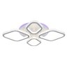 Светодиодная диммируемая люстра с ПДУ Profit Light 8044/2+2 WHT 160W+8W RGB