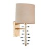 Бра Crystal Lux с лампочкой ARMANDO AP1.2 GOLD+Lamps E14 Свеча