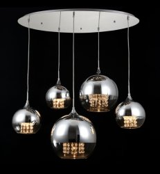Подвесная люстра Maytoni Fermi P140-PL-170-5-N