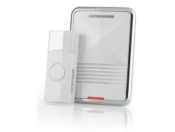 DBQ01M  WL 36M IP44 Белый Звонок дверной беспроводной Elektrostandard 36 мелодий, 433MHz (a026103)
