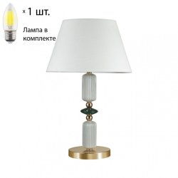 Настольная лампа с лампочкой Odeon Light Candy 4861/1TC+Lamps Е27 Свеча