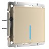 Выключатель одноклавишный сенсорный с управлением по Wi-Fi (шампань) Werkel W4510611