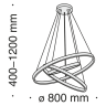 Подвесной светодиодный светильник Maytoni Rim MOD058PL-L100BS4K