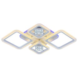 Светодиодная потолочная люстра с пультом ДУ и диммером Profit Light 18024/2+2 WHT