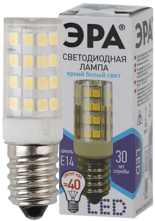 Светодиодная лампа Е14 5W 4000К (белый) Эра LED T25-5W-CORN-840-E14 (Б0033031)