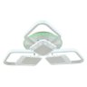 Светодиодная диммируемая люстра с ПДУ Profit Light 5893/3+3B WHT 108W+6,5W RGB