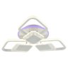 Светодиодная диммируемая люстра с ПДУ Profit Light 5893/3+3B WHT 108W+6,5W RGB