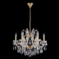 Подвесная люстра Crystal Lux Hollywood SP6 Gold (2011/306)