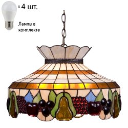 Подвесной светильник с лампочками Velante 850-806-04+Lamps E27 P45