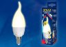 Диммируемая светодиодная лампа E14 7W 3000K (теплый) Uniel LED-CW37 7W-3000K-E14-FR-DIM PLP01WH (UL-00004299)