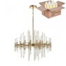 Подвесная люстра с лампочками Odeon Light Stika 4988/10+Lamps E14 Свеча
