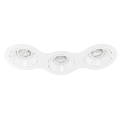 D696060606 Встраиваемый точечный светильник Domino Round Lightstar (комплект из 214696+214606+214606+214606)