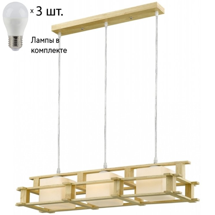 Подвесной светильник с лампочками Velante 547-703-03+Lamps E27 P45