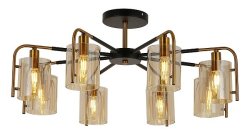 Люстра на штанге Escada Elegant 671/8P Black/Gold
