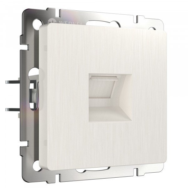 Розетка Ethernet RJ-45 (перламутровый рифленый) Werkel W1181013